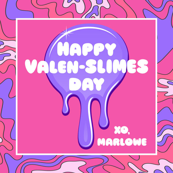 VALEN-SLIMES DAY - PINK AND PURPLE