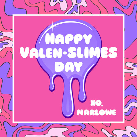 VALEN-SLIMES DAY - PINK AND PURPLE
