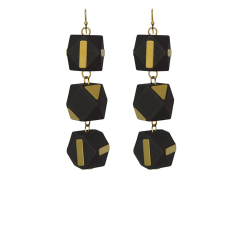 Black Geometric Stack