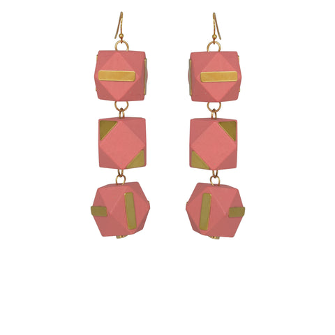 Pink Geometric Stack