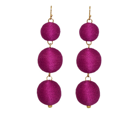 Magenta PomBon Three-Tier