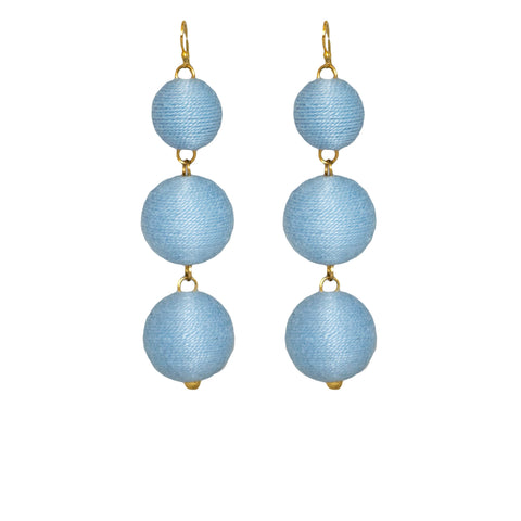 Pale Blue PomBon Three-Tier