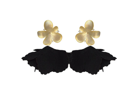 Black Flower Flutter
