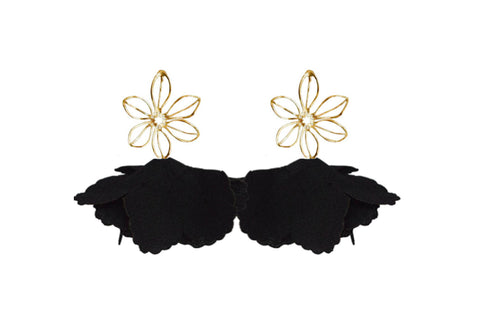 black wire flower flutter