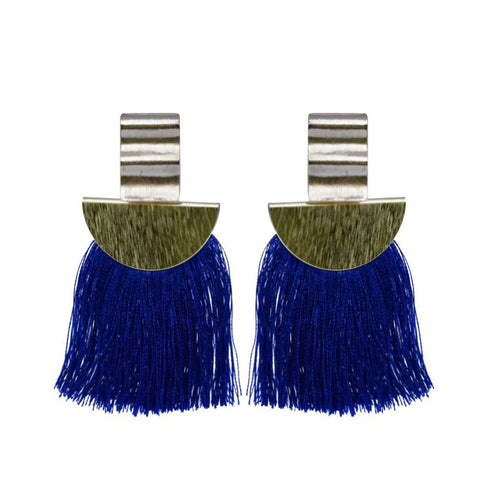 blue wave fan tassel