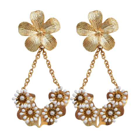 Chainlink Flower Dangle