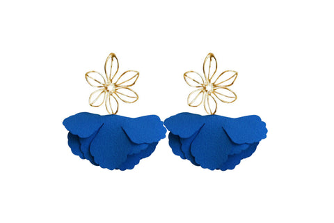 cobalt wire flower flutter