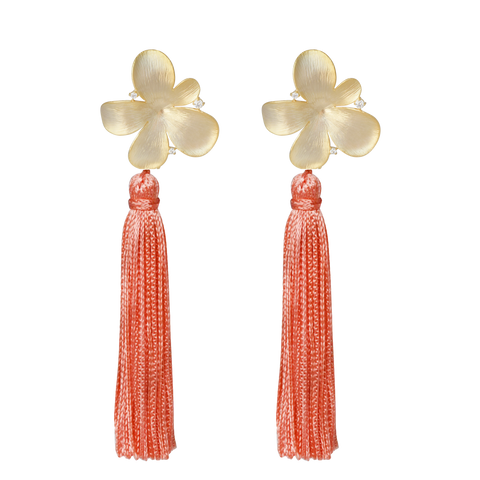 coral flower tassel