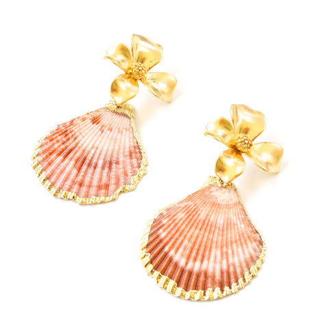 Floral Shell Drop