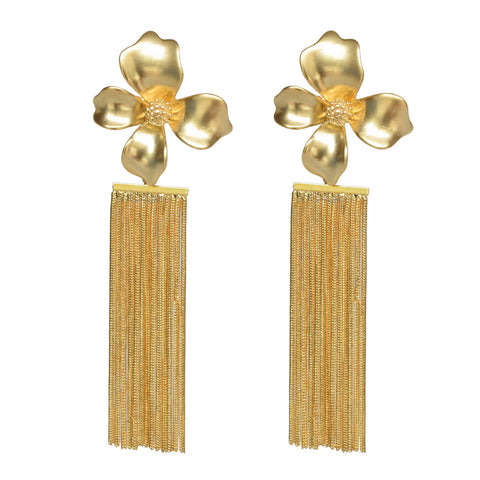 Gold Flower Fringe