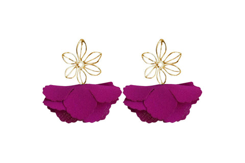 magenta wire flower flutter