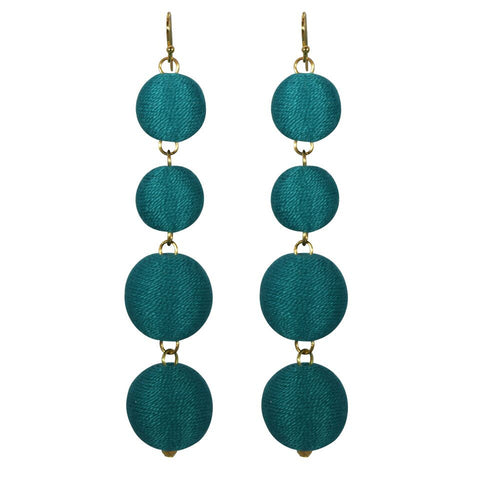 Teal PomBon Four-Tier