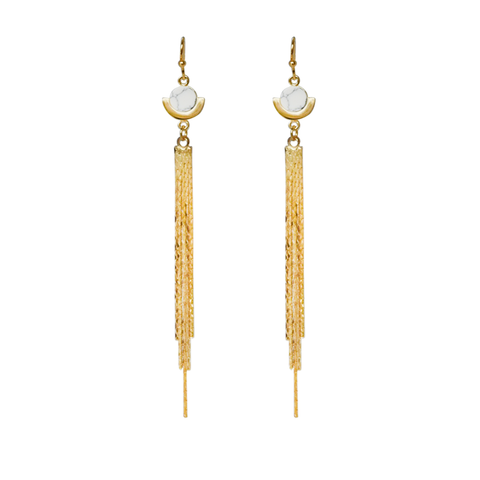 white dainty dangle