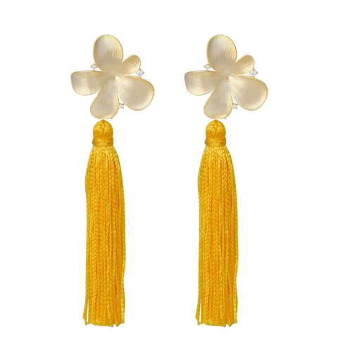 yellow flower tassel